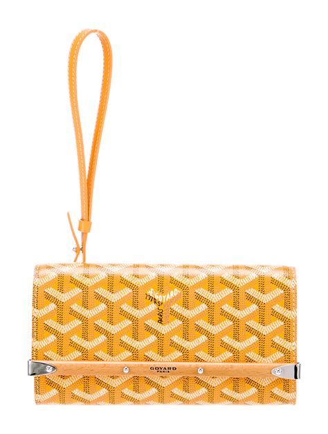 goyard monte carlo bois clutch